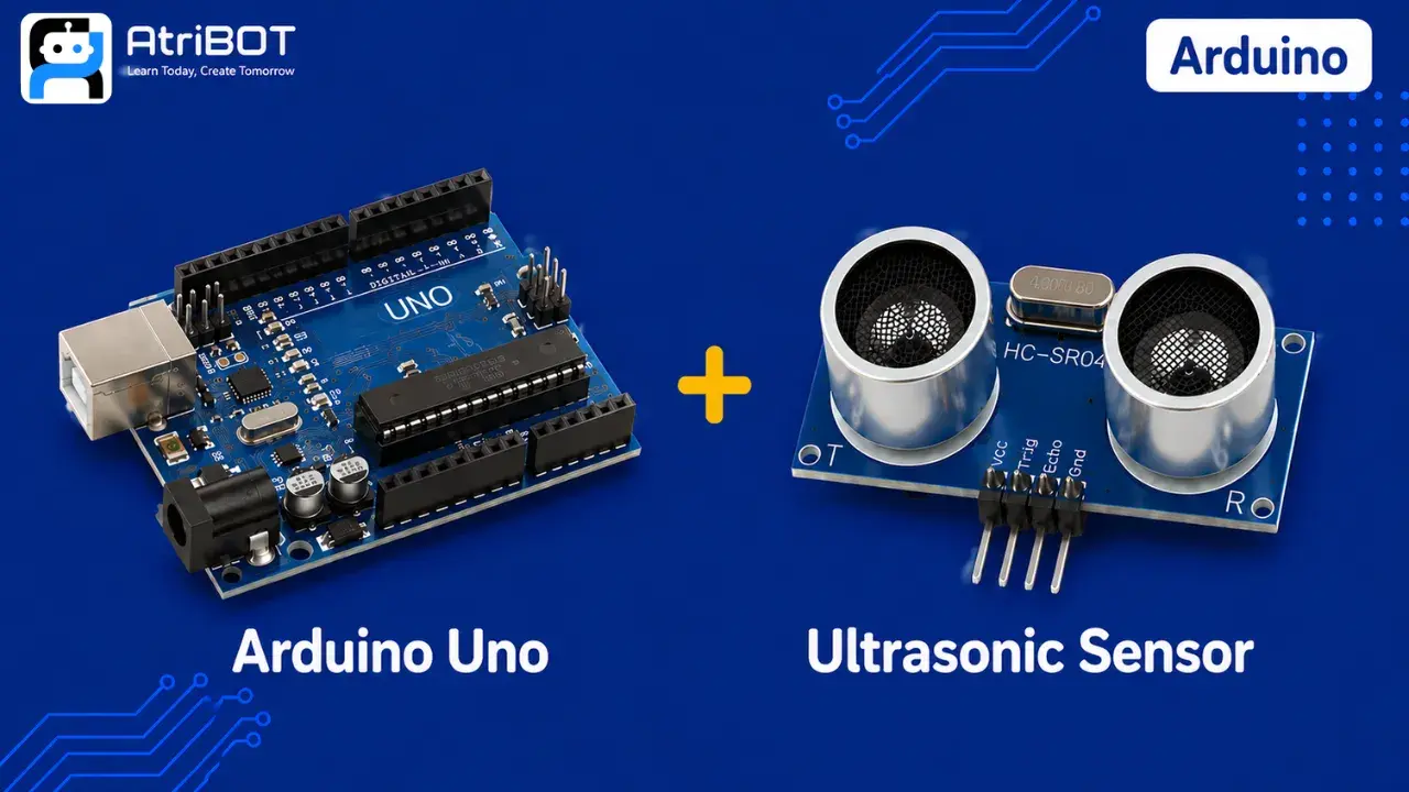 HC-SR04 Ultrasonic Sensor with Arduino UNO